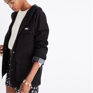 madewell x penfield® kasson jacket in true black